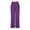 Purple, variant on Patlollav Womens Solid Wide Leg Palazzo Lounge Pants Casual Straight Leg High Waist Stretch Pants