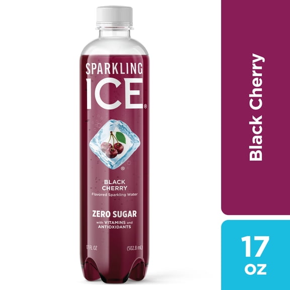 2PACK  Sparkling ICE Black Cherry Sparkling Water, 17 Fl. Oz.