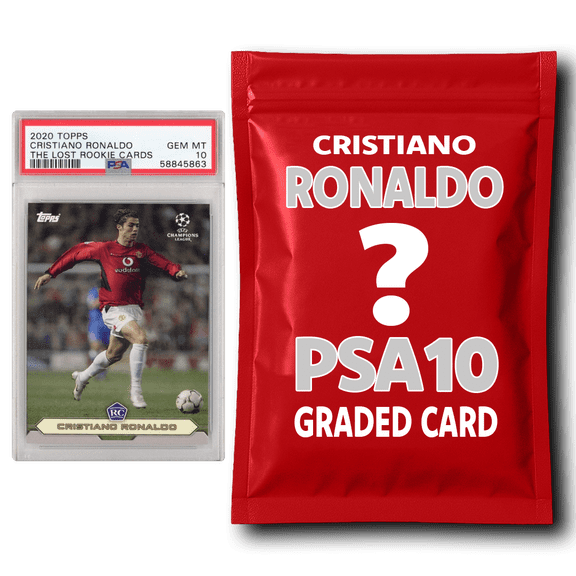 Cristiano Ronaldo PSA 10 Graded Card Mystery Pack
