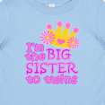 thumbnail image 4 of Inktastic I'm the Big Sister to Twins. Girls Baby T-Shirt, 4 of 5