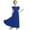 Blue, variant on Girls Sleeveless Flower Girl Dress, Solid Color A-Line Ruffle Shoulder Dress for Junior Bridesmaid, First Communion and Birthday Party Occasions Beige 100