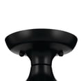 thumbnail image 3 of 52598BK Kichler Lighting Sisu - 1 Light Semi-Flush Mount-9 Inches Tall and 5 Inches Wide-Black Finish, 3 of 3
