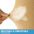 thumbnail image 3 of 1 Pairs Zipper Copper Compression Socks for Women & Men Circulation 15-20 mmhg - Better Blood Flow, Swelling, Best Support for Medical, Running, Nursing, 3 of 6