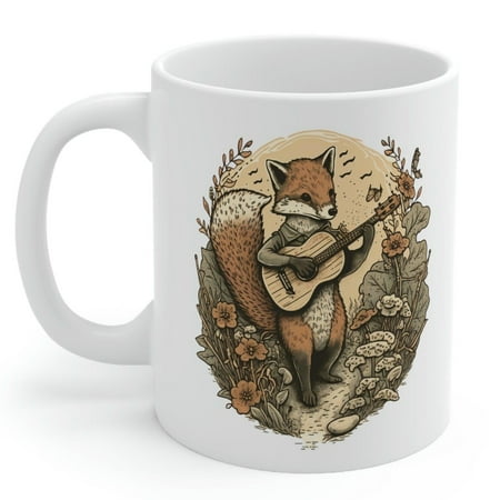 

Fox Playing Guitar Coffee Mug