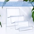 thumbnail image 5 of PTOOTP Acrylic Wallet Display Stand Organizer for Desktop, Clear Holder for Retail Store and Home Use, 5 of 7