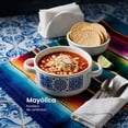 thumbnail image 2 of Juego de 4 Tazones Pozoleros de Cerámica Grande 700 ml para Pozole, Sopa y Menudo Chefmaker Mayolica para Fiestas Patrias, 2 of 10