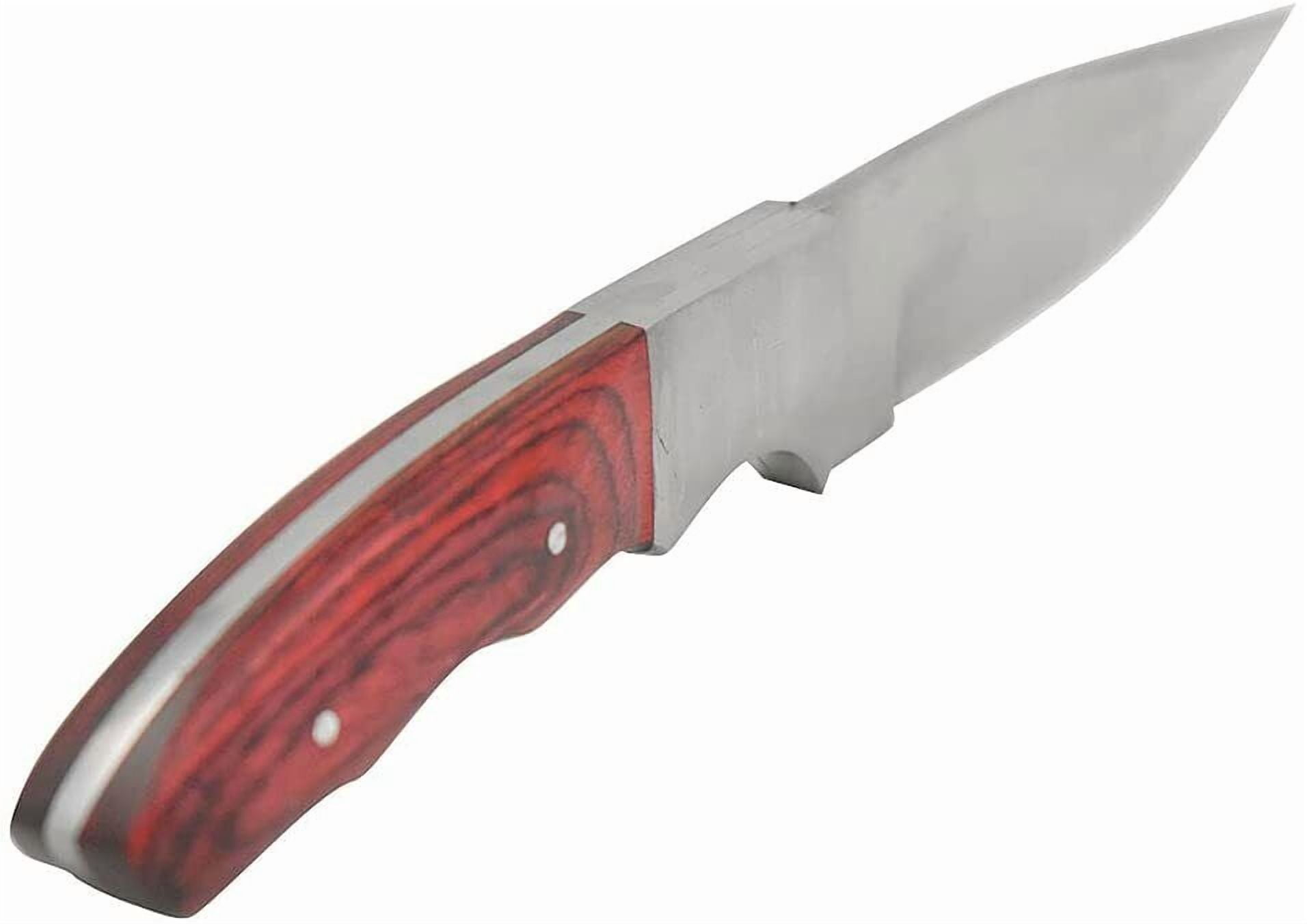 Wild Turkey Handmade Collection Heavy Duty Blue Wood Handle Hunting Knife | Stai