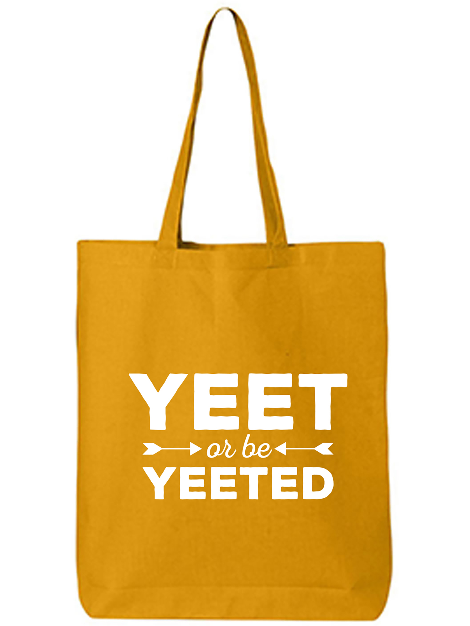 Yeet Or Be Yeeted Cotton Canvas Tote Bag
