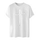 thumbnail image 4 of Camisa Casual de Cuello de la Tripulación de la Impresión de Pascua de Manga Corta de Verano Top Ligero de Poliéster para los Hombres, Camiseta de Manga Corta para el Uso Diario de Primavera Verano, 4 of 9