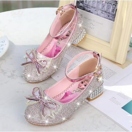 Disney chaussures de fête princesse à talons hauts pour enfants été  nouvelles filles sandales bébé chaussures pour enfants petite fille  chaussures en