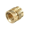 thumbnail image 5 of Unique Bargains Knurled Insert Nut M4 x 6mm L x 6mm OD Female Thread Brass Embedding Nut 60 Pack, 5 of 5