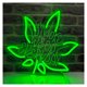 thumbnail image 1 of Letrero De Neón "Green Leaves Day Smoking Every" Con Alimentación USB Para Decoración De Pared De Bar, Cueva De Hombre, Fiesta, 32x33cm, 1 of 7