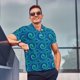 thumbnail image 4 of Balery Snake Camisa Polo de Hombre con Estampado, de Manga Corta y Tejido Medio, Camisa Tipo Golf Polo-Large, 4 of 6