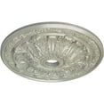 thumbnail image 3 of 30"OD x 3 7/8"ID x 3 1/4"P Flagstone Ceiling Medallion (Fits Canopies up to 3 7/8"), Hand-Painted Flash Copper, 3 of 6