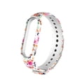 thumbnail image 1 of Correa de repuesto compatible con Xiaomi Mi Band 5 Banda de repuesto de silicona floral transpirable, 1 of 5