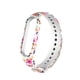 thumbnail image 1 of Correa de repuesto compatible con Xiaomi Mi Band 5 Correa de repuesto de silicona transpirable con diseño floral, 1 of 5