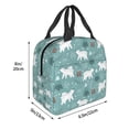thumbnail image 3 of Balery whiter Snow bear Print Bolsa de Almuerzo Aislada – Caja de Almuerzo con Papel de Aluminio Grueso, Mantiene la Comida Fresca por 4 Horas, 3 of 7