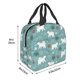 thumbnail image 3 of Easygdp whiter Snow bear Print Bolsa Térmica Premium - Tela Oxford Impermeable, Gran Capacidad, Bolsillo Frontal, Unisex para Trabajo, Escuela, Actividades al Aire Libre y Picnics, 3 of 8