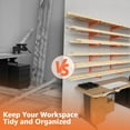 thumbnail image 4 of Heavy Duty Wall Mount Lumber Storage Rack with 6 Levels, 1200 LBS Capacity, Orange, 4 of 8
