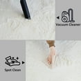thumbnail image 5 of Pentantan Shag Area Rugs, 5ft x 8ft Soft Fluffy Indoor Carpet for Living Room Bedroom Decor, Cream White, 5 of 8
