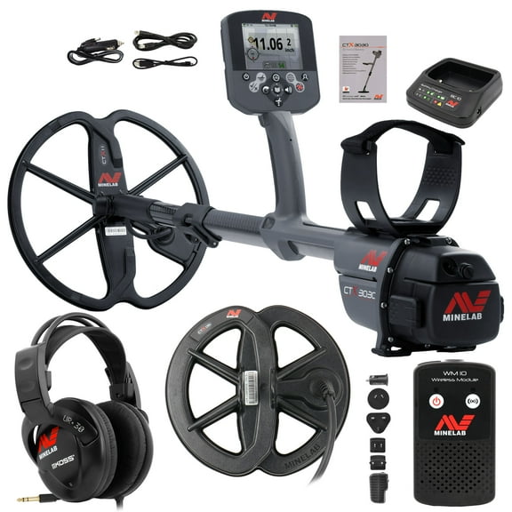 Minelab CTX 3030 Black Smart Coil Waterproof Metal Detector