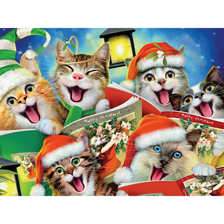 Cat selfie puzzle top