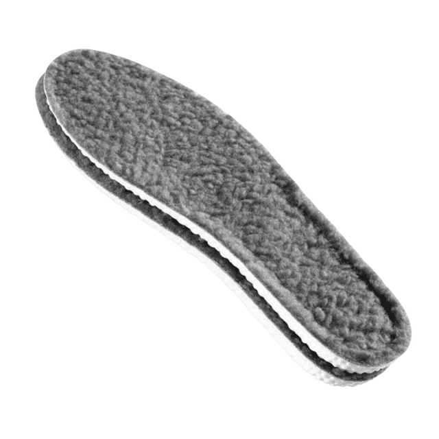 Abbraccia Plantilla gruesa de lana gris, amortiguada, unisex, invierno