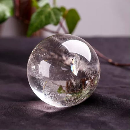 EOEMY Natural Quartz Sphere Chakra Reiki Mineral Crystal Ball W/ Stand Decor 20-100mm-Clear Quartz (6Cm 320G) EOEMY Natural Quartz Sphere Chakra Reiki Mineral Crystal Ball W/ Stand Decor 20-100mm-Clear Quartz (6Cm 320G)