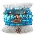 thumbnail image 1 of Set de pulseras Bohemian Stacked Stone para mujer (5 piezas), 1 of 1