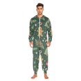 thumbnail image 3 of FORMRS Onesies Pajama for Adults Unisex Hoodie Winter Jumpsuit One Piece Sleepwear, Sizes S-2XL, Christmas Gingerbread, 3 of 7
