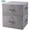 Dark Gray, variant on Stacked Folding Storage Box with Lid and Handles, Good Closet Drawers ,Dark Gray, 2 pcs