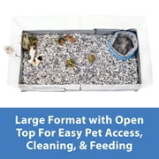 Kaytee Open Living Pet Guinea Pig or Rabbit Habitat, 60 x 30