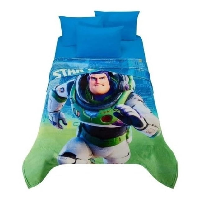 Cobertor Frazada Matrimonial Buzz Lightyear Providencia 1.80 X 2.10 metros