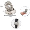 thumbnail image 3 of 6 Pieces Of Powerful Magnetic Pen Holder With Adjustable Spring Coil In Stainless Steel Refrigerator, Very Suitable For Use On Refrigerator And Whiteb, 3 of 4