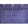 thumbnail image 1 of Ahgly Company Indoor Rectangle Persian Blue Traditional Area Rugs, 2' x 4', 1 of 4