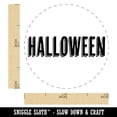 thumbnail image 2 of Halloween Drop Shadow Text Self-Inking Rubber Stamp Ink Stamper - Dry Pad (No Ink) - Mini 1/2 Inch, 2 of 7