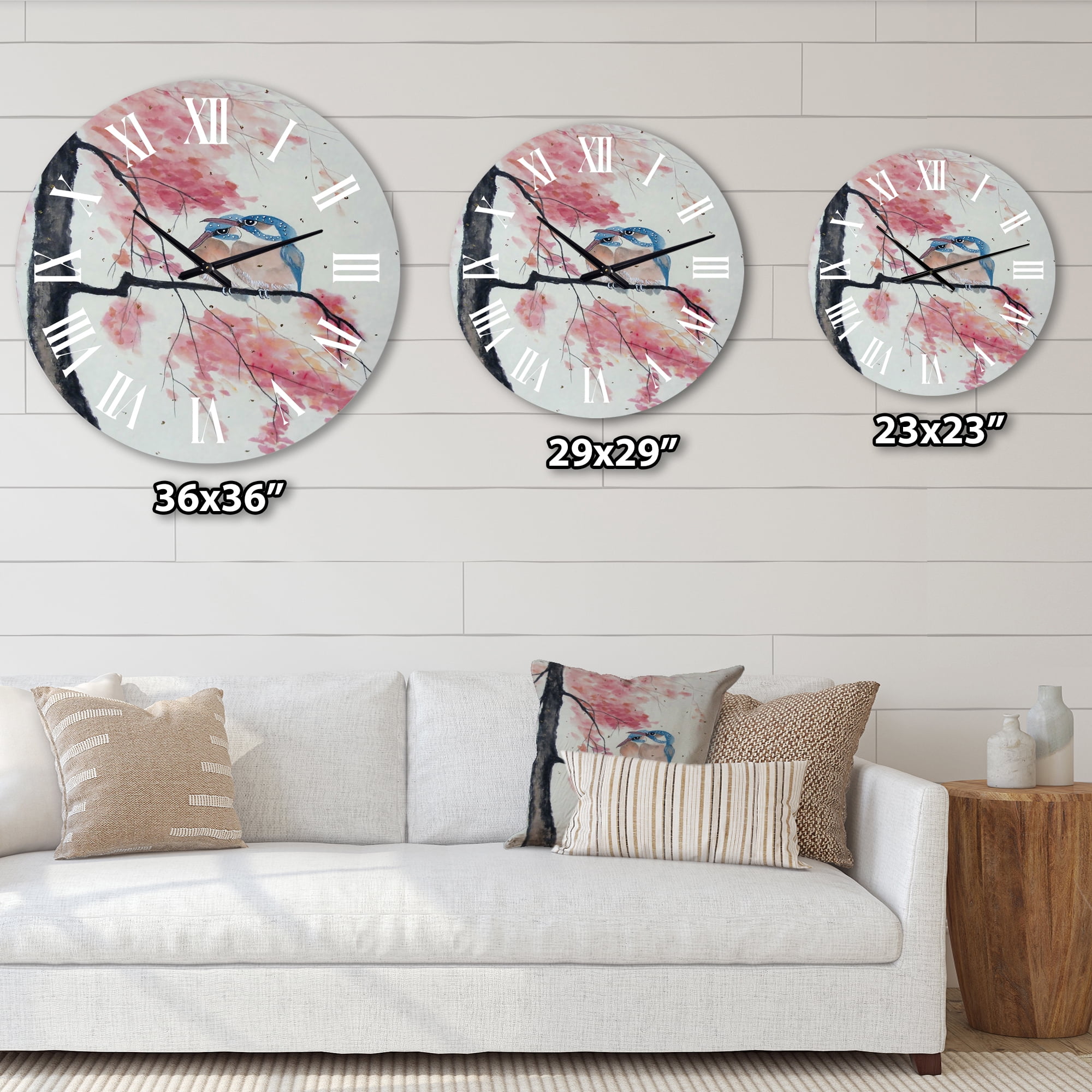 Designart 1 in Quartz Traditional Wall Clock