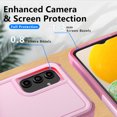 thumbnail image 5 of AggXpf Samsung Galaxy A13 5G Case, Dual Layer Case for Galaxy A13 5G, Shockproof Drop protection Cover for Samsung Galaxy A13 5G, Full-Body Shockproof Protection Case, Pink, 5 of 7