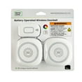 thumbnail image 3 of HomeZone 2PK Battery Operated Wireless Doorbell, Model ES01065B, 7.68 in W, None - Smart System, 3 of 9