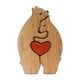 thumbnail image 2 of Rompecabezas de madera de la familia de osos, adorno de escritorio, decoración de mesa para el hogar, juguete educativo 2 osos, 2 of 9