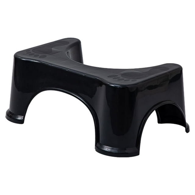 kurtrusly Innovative Bathroom Stool - Simplifies Your Daily Routine Toddler Stool For Bathroom Bathroom Stool For Adults Easy Edition/Black