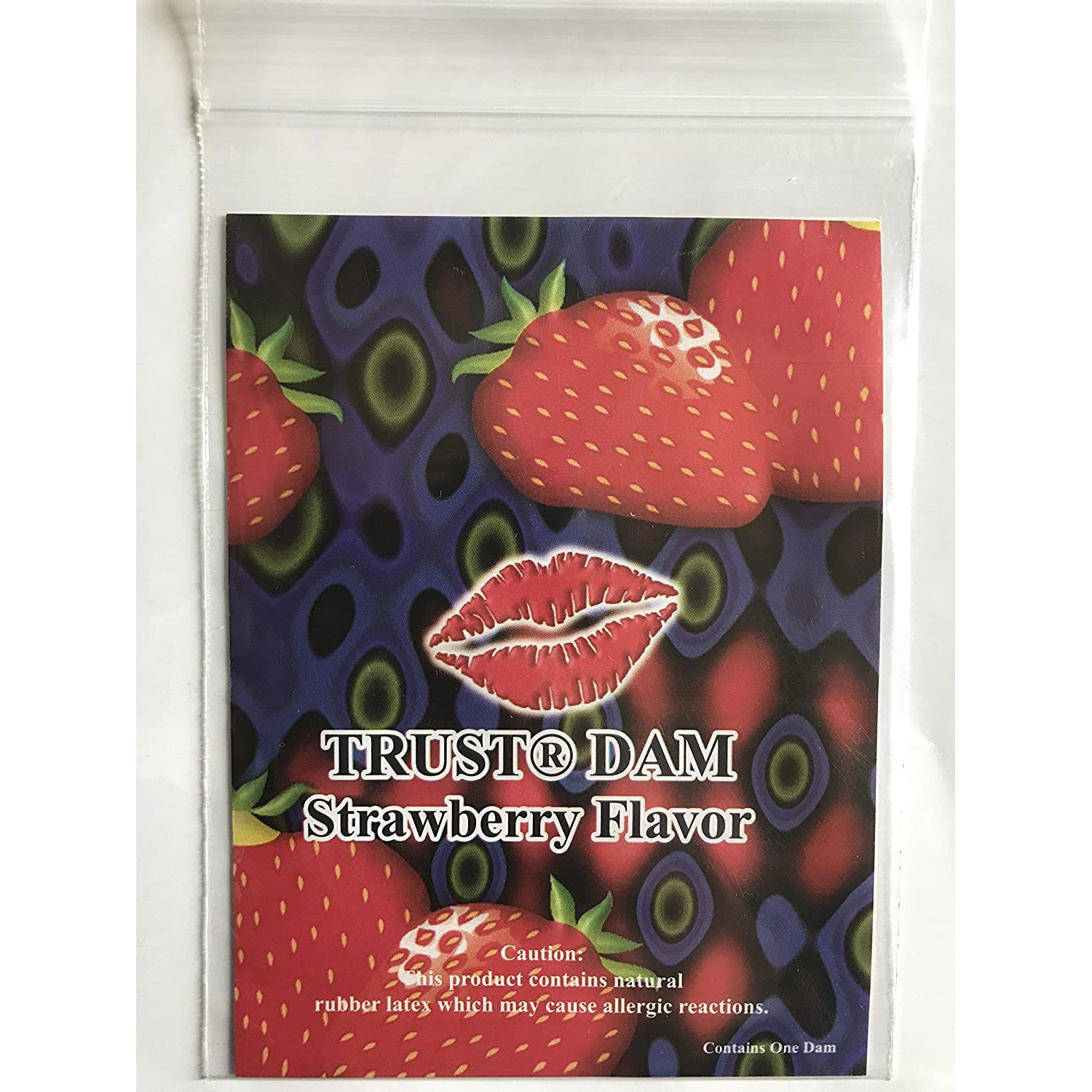 Line One Labs Trust Dental Dam Assorted Flavors Pick Your Favorite Flavor 5 Pack (Strawberry