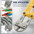 thumbnail image 4 of Bates- Bolt Cutter, 14", Yellow, Chain Lock Cutter Heavy Duty, Bolt Cutters Heavy Duty for Locks, Screw Cutter, Chain Link Fence Cutter, Bolt and Wire Cutter, Chain Lock Cutters, Bolt Cutter Tool, 4 of 5
