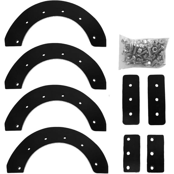 findmall 302565MA 327072MA Snowthrower Rubber Paddles Set Replacement for Machines 20 or 21 Snowblower