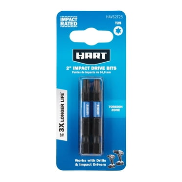 HART 2-Piece 2-inch Impact Drive Bit Set (T25)