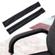 thumbnail image 4 of Funda para reposabrazos de silla, fundas extraíbles, protector Jiyaru, almohadillas elásticas para reposabrazos de silla Negro, 4 of 9