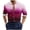 A-Hot Pink, variant on Wyobmus Men's Notched Lapel Shirt Casual Gradient Printed Button Down T-Shirt Long Sleeve Blouse Tops A-Blue