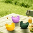 thumbnail image 6 of Hen on Nest Glass Dish, Chicken Shaped Glass Candy Dish with Lid, Rooster Glass Candy Bowl, Vintage Tabletop Dessert Plate Snack Bowl, Home Kitchen Office Tabletop Decor, Blue, 6 of 9