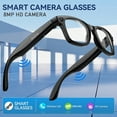 thumbnail image 4 of Smart Glasses (3 Pairs Lenses) with Camera (8MP) and Bluetooth Headset, Photo/Video Recording, Qwen AI Photo Recognition, Language Translation Eyewear, Bluetooth Headphones, 4 of 18