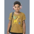 thumbnail image 2 of Doodle Style Giraffe T-Shirt Juniors -Image by Shutterstock,  x-Small, 2 of 4